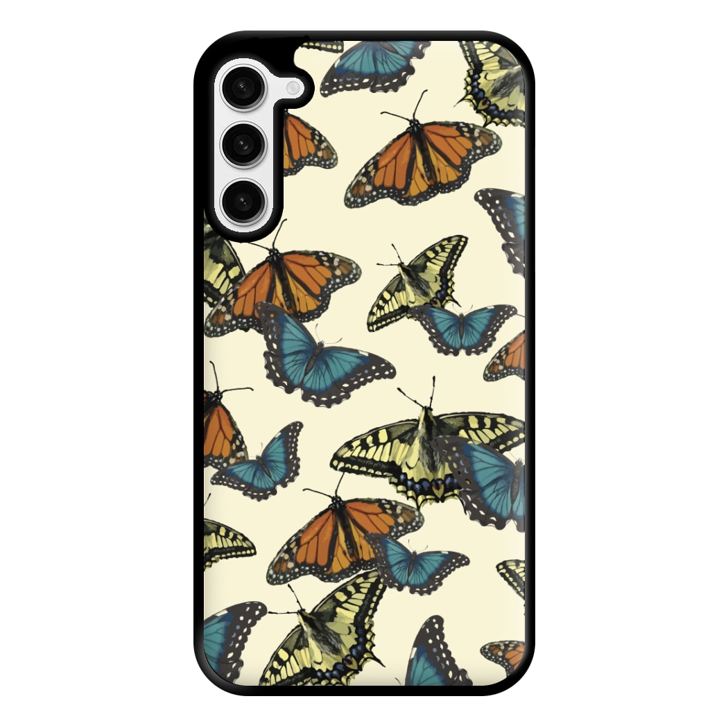 Butterfly Assortment Pattern Galaxy S23 Case