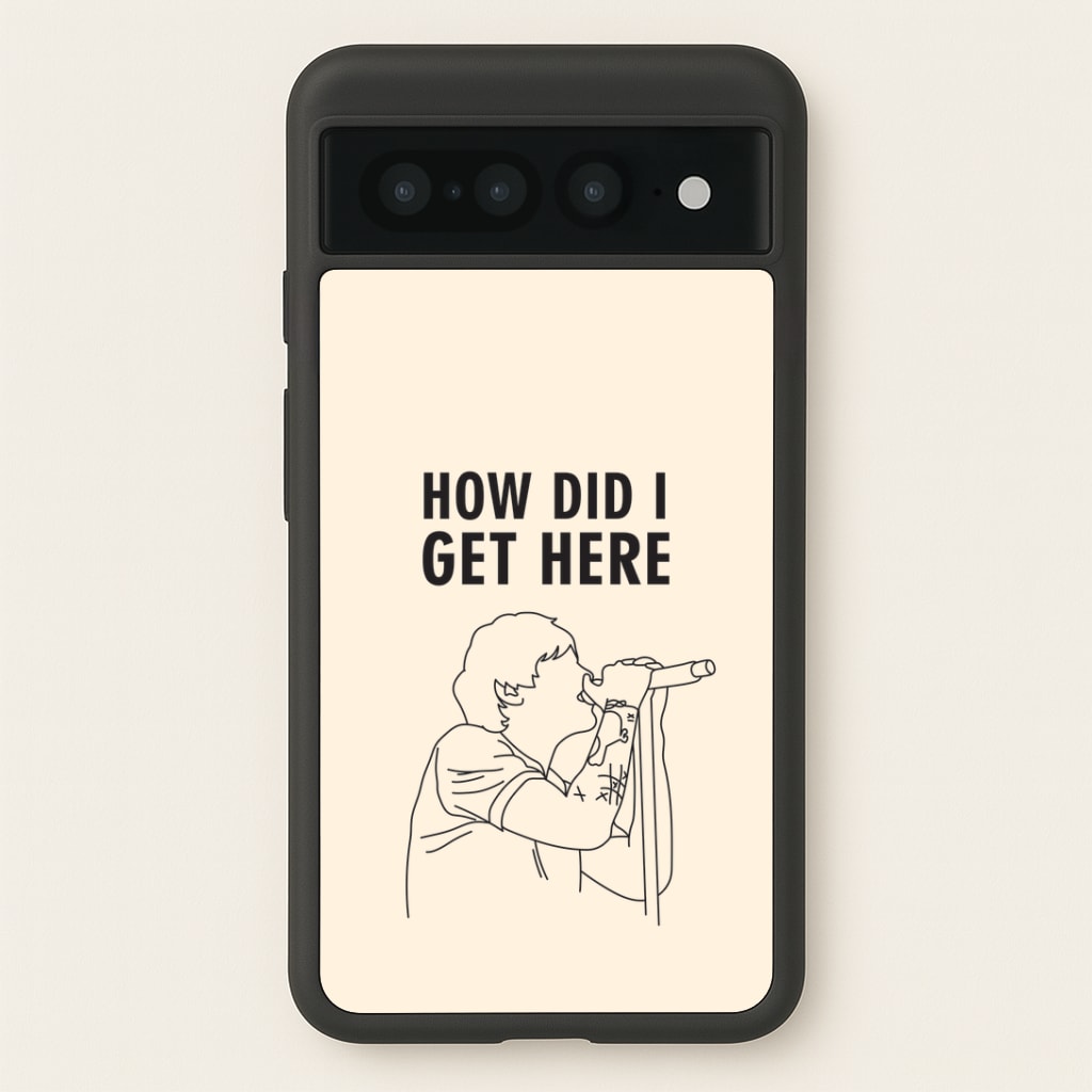 How Did I Get Here Outline Google Pixel 7 Pro Case