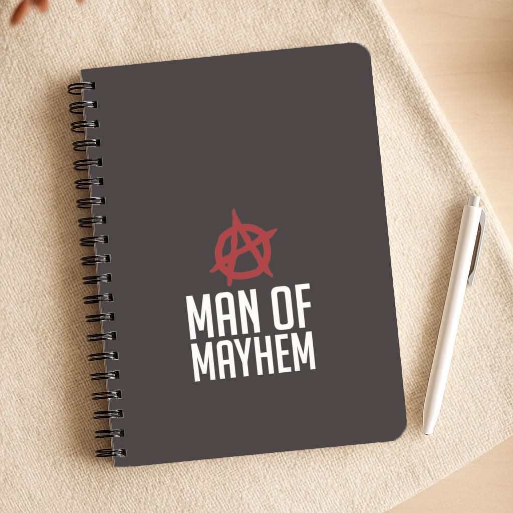 Man Of Mayhem Notepad