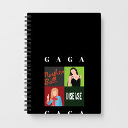Gaga Collage Notebook