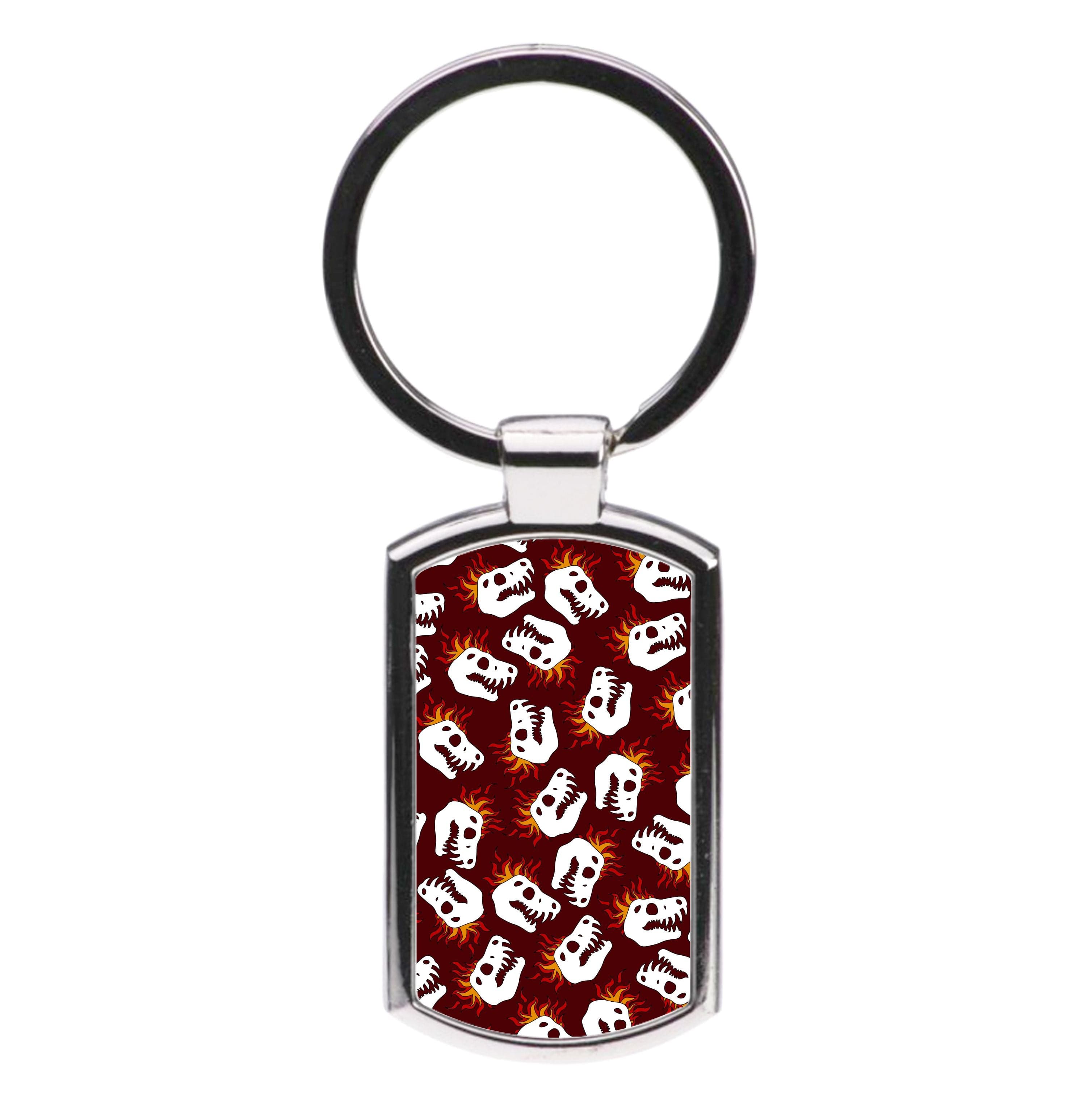 Bone Pattern - Dinosaurs Luxury Keyring