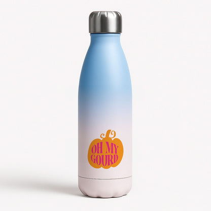 Oh My Gourd Blue Water Bottle