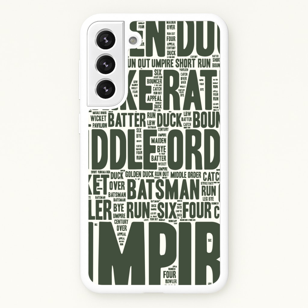 Cricket Wordscape Galaxy S22 Case
