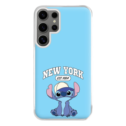 New York Blue Alien Galaxy S25 Ultra Case