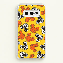 Pumpkin And Mummy Mouse Pattern Galaxy S10e Case