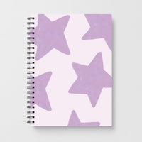 Lilac Stars Notebook
