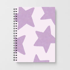 Lilac Stars Notebook