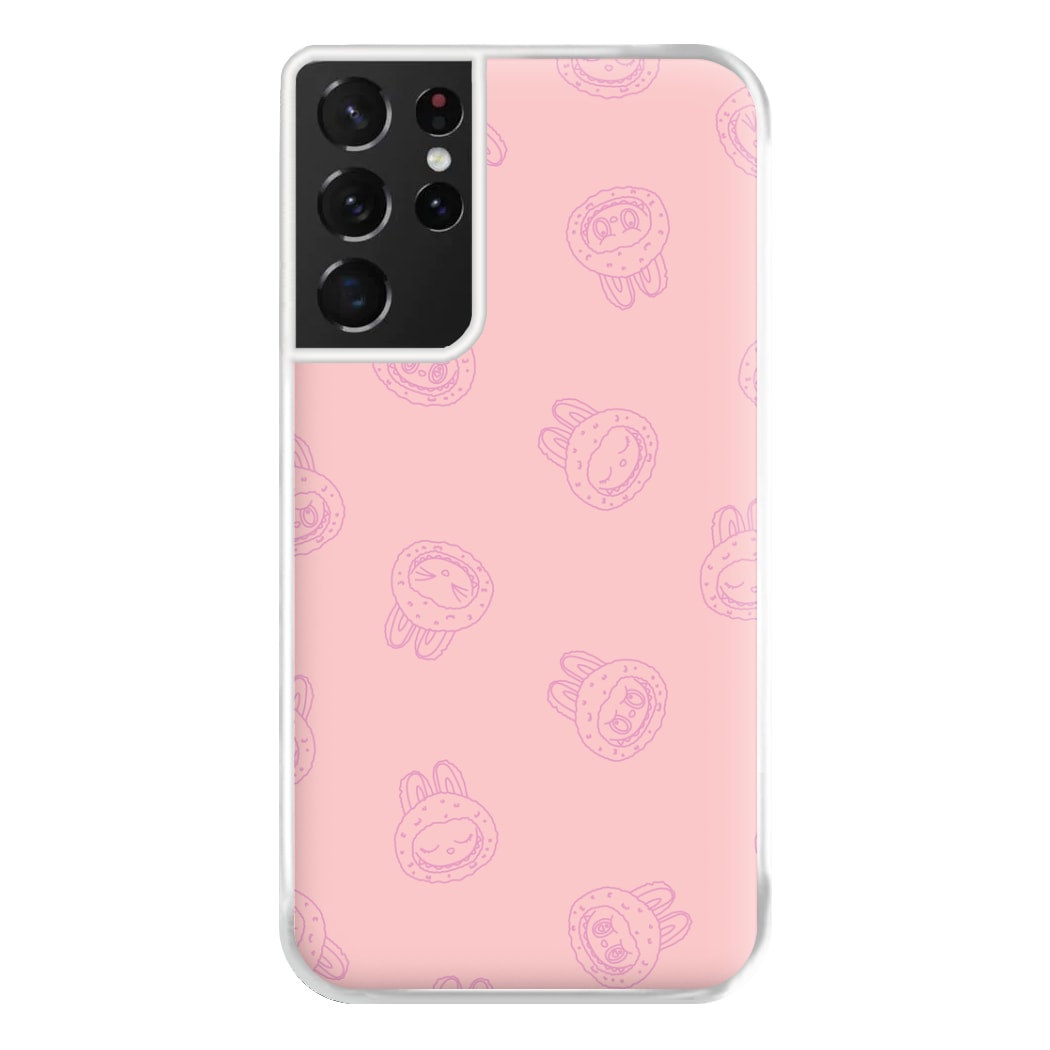Monsters Outline Pattern II Galaxy S21 Ultra Case