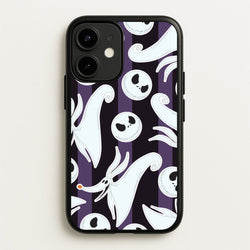 Skeleton Dog And Face Pattern iPhone 12 Mini Case