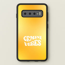 Gemini Vibes Gradient Zodiac Galaxy S10 Plus Case