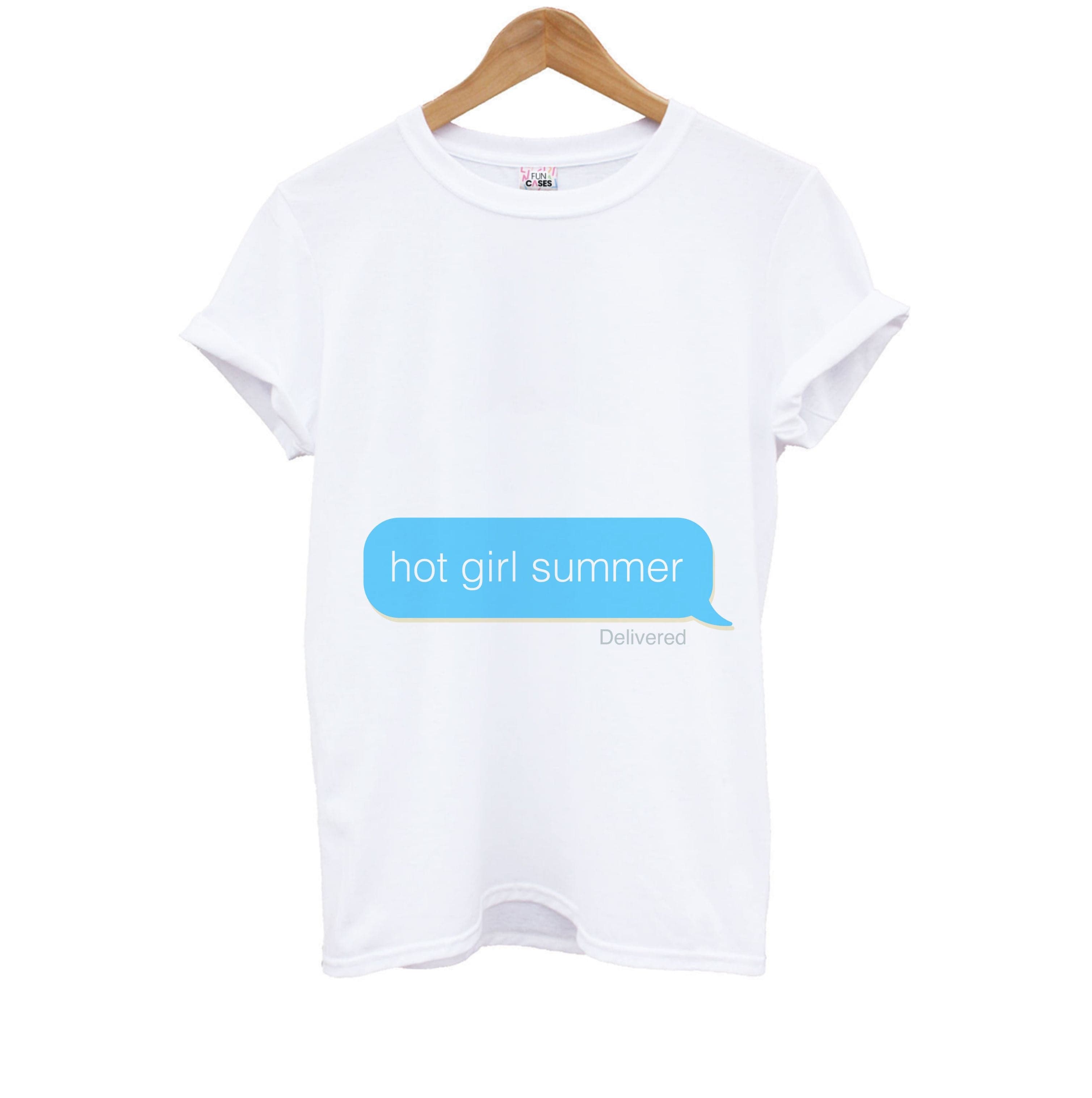 Hot Girl Summer Text - Summer Kids T-Shirt