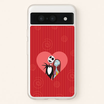 J And S Heart Google Pixel 8 Case