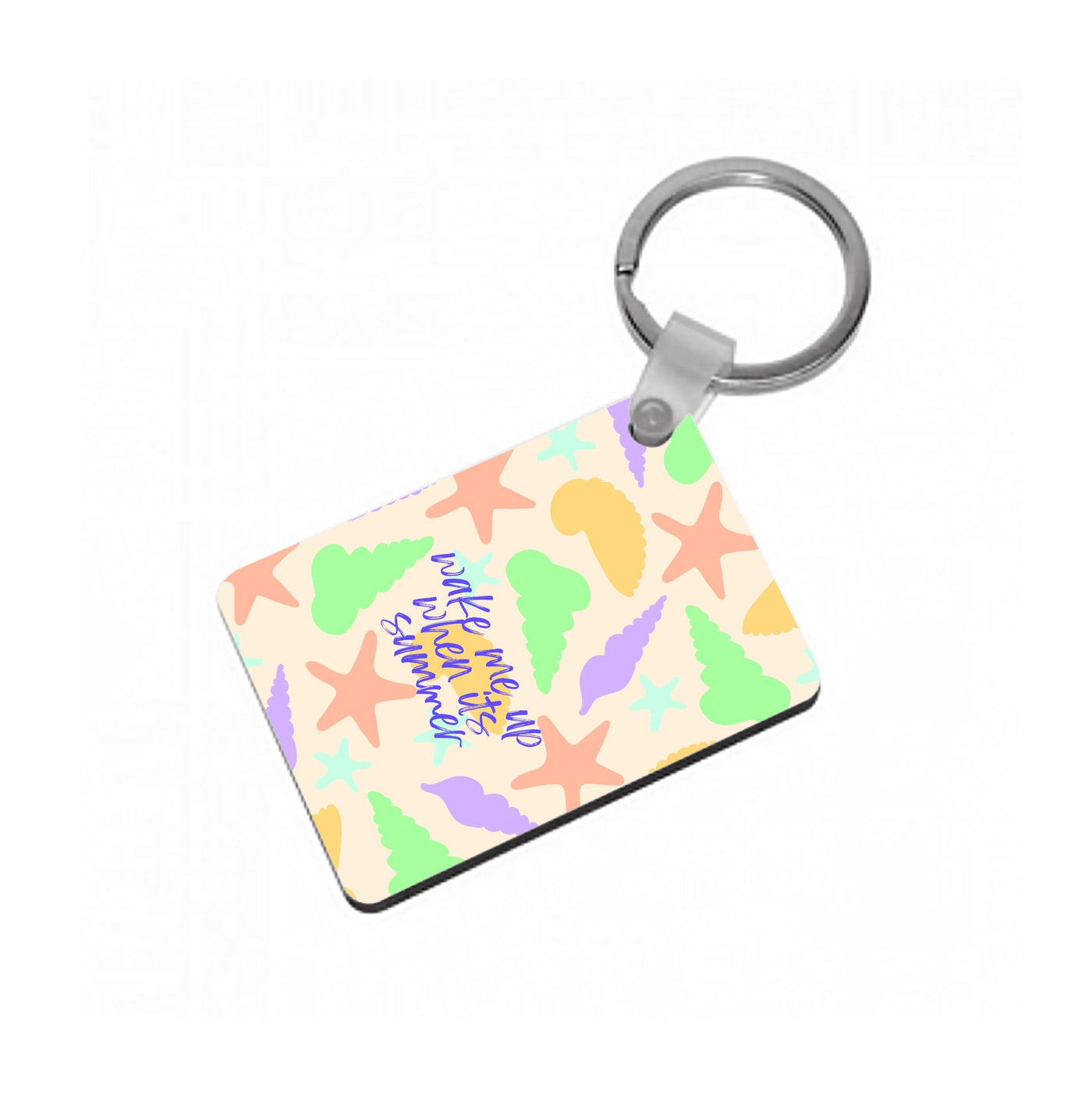 Wake Me Up When It's Summer - Summer Keyring