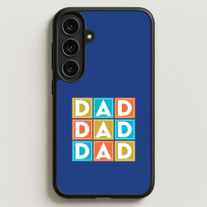 Dad Cubes Galaxy S25FE Case