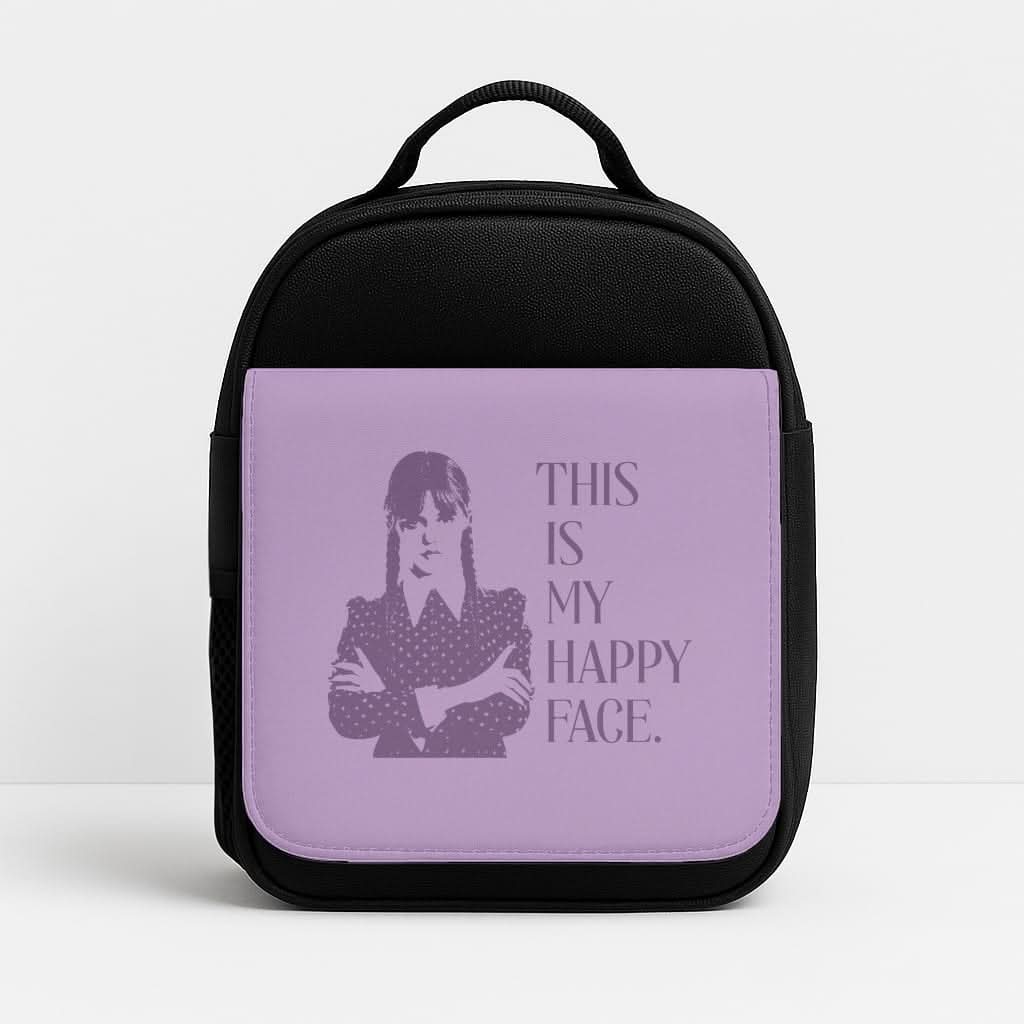 This Is My Happy Face Insulated Lunch Bag