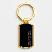 Disco Occasionally Text Luxury Keyring 3