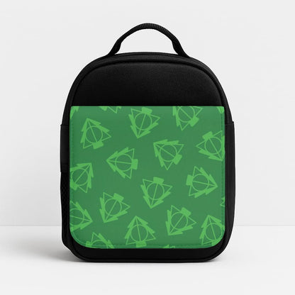 Christmas Tree Wizard Icon Pattern Insulated Lunch Bag