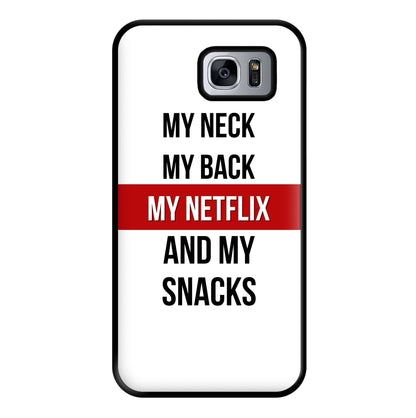 My Netflix & My Snacks Phone Case