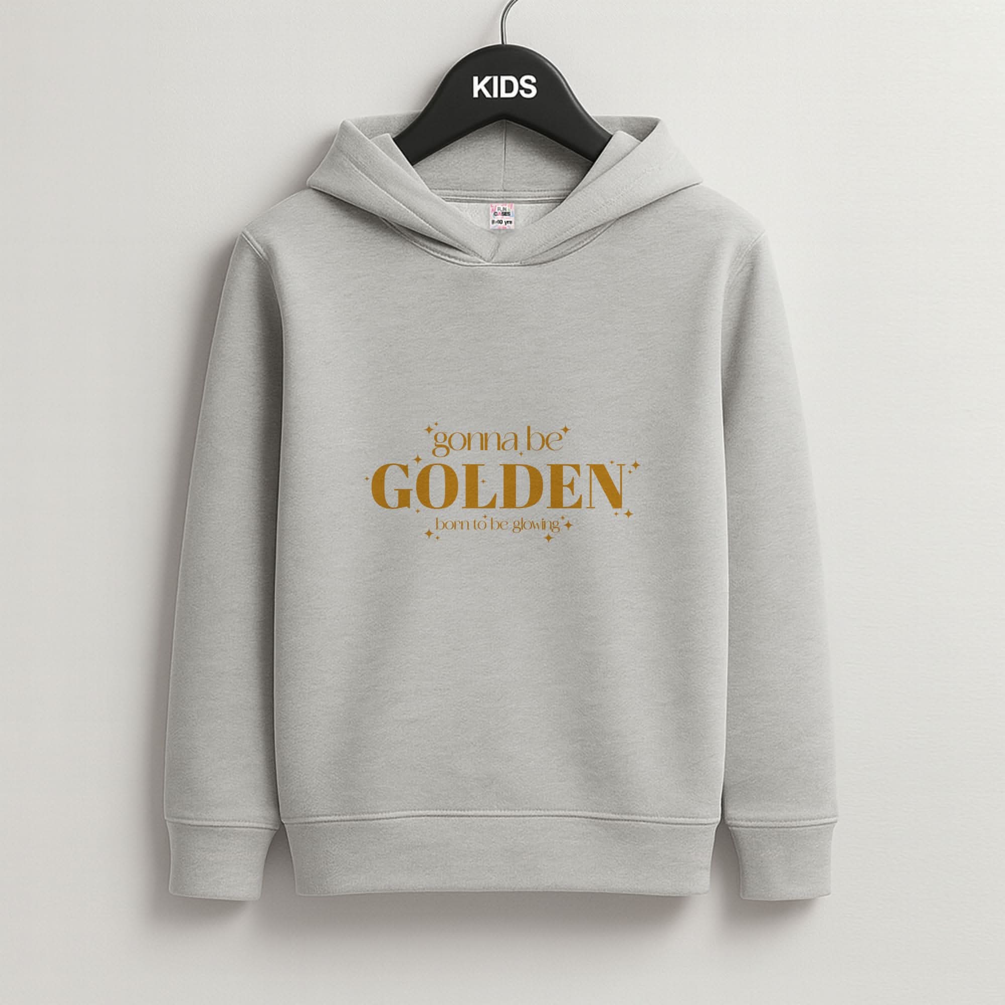 Gonna Be Golden Grey Kids Hoodie