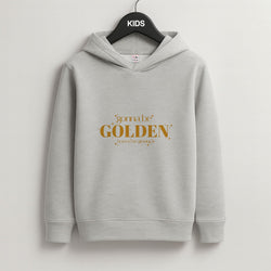 Gonna Be Golden Grey Kids Hoodie