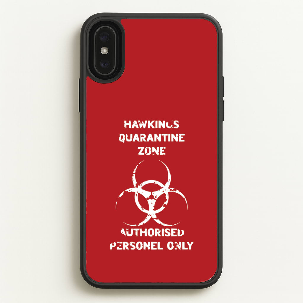 Hawkings Quarantine Zone iPhone XS Max Case