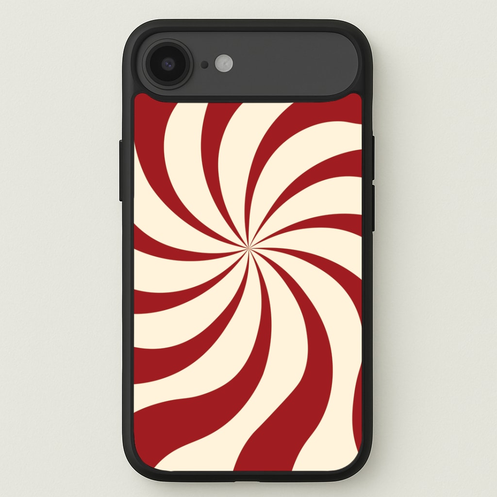 Peppermint Swirl Pattern iPhone 17 Air Case