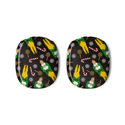 Elf Candy Cane Pattern AirPods Max Case 3