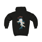 Emotional Support Shark Kids Hoodie 9