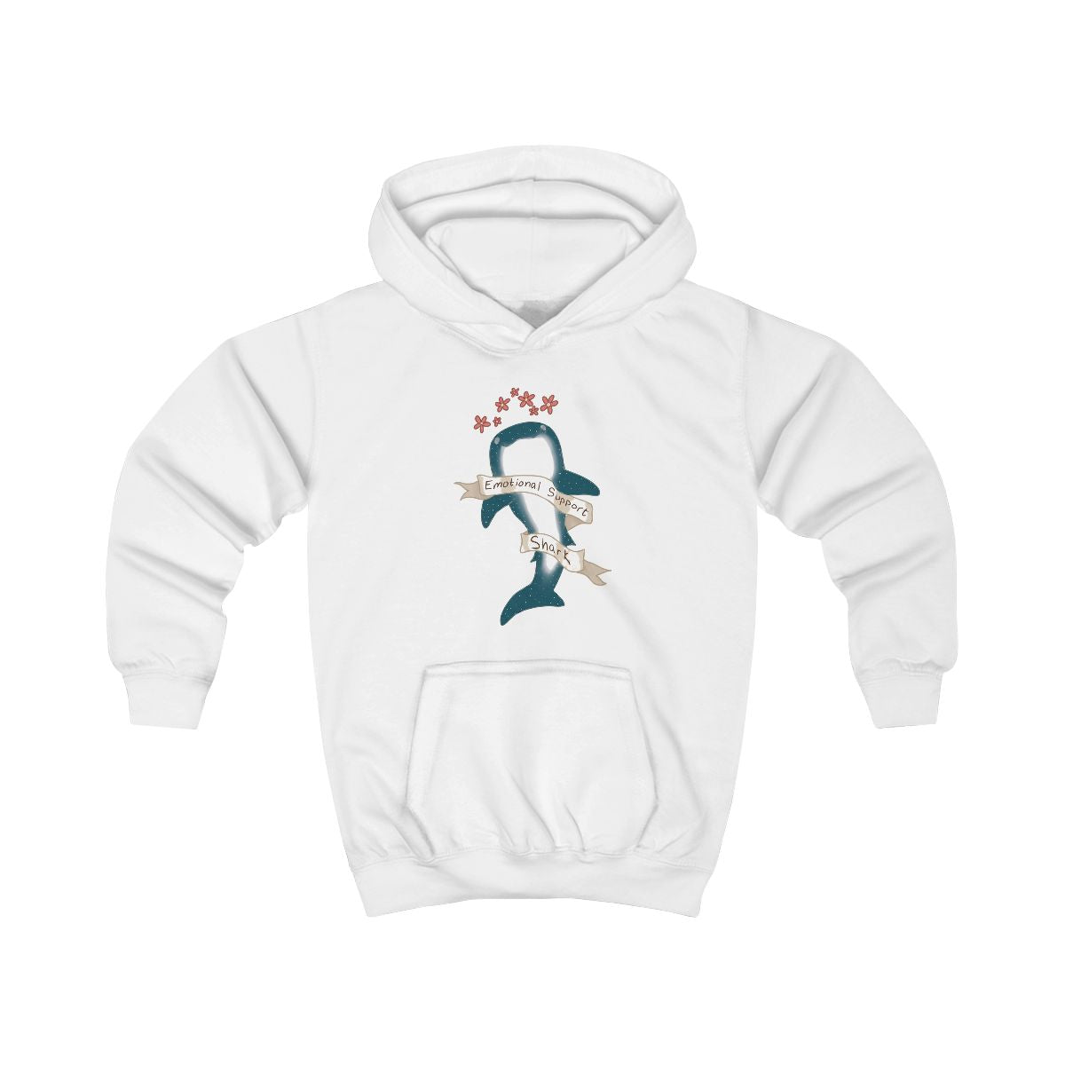 Emotional Support Shark Kids Hoodie