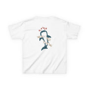 Emotional Support Shark Kids T-Shirt 7