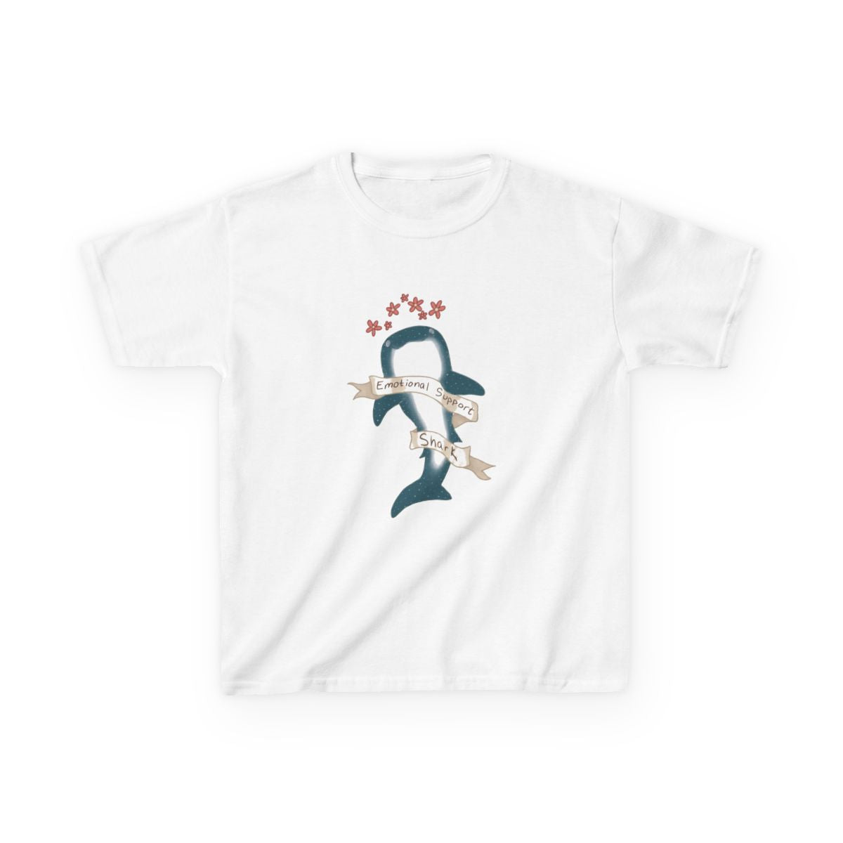 Emotional Support Shark Kids T-Shirt