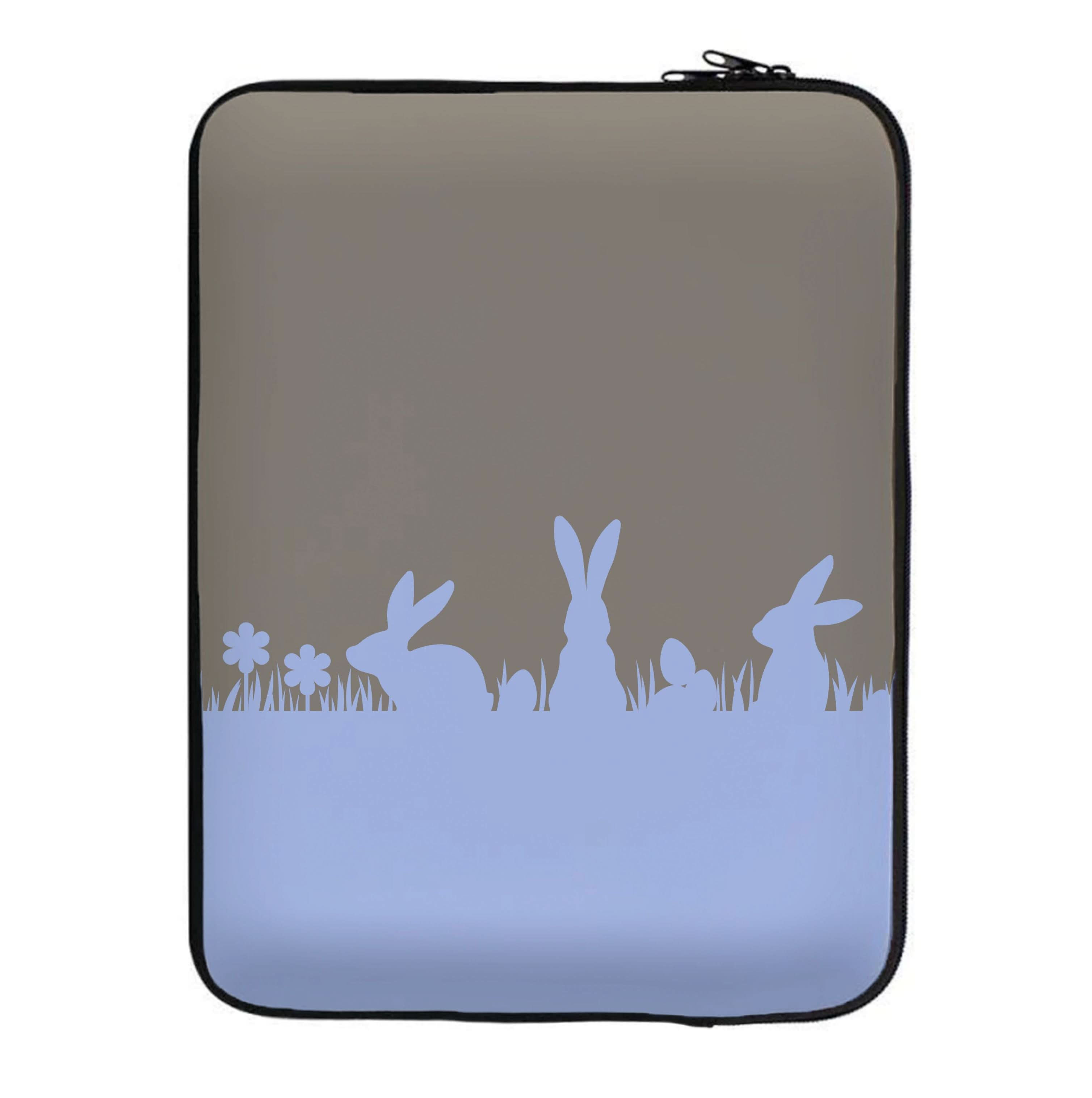 Bunny Outline  Laptop Sleeve