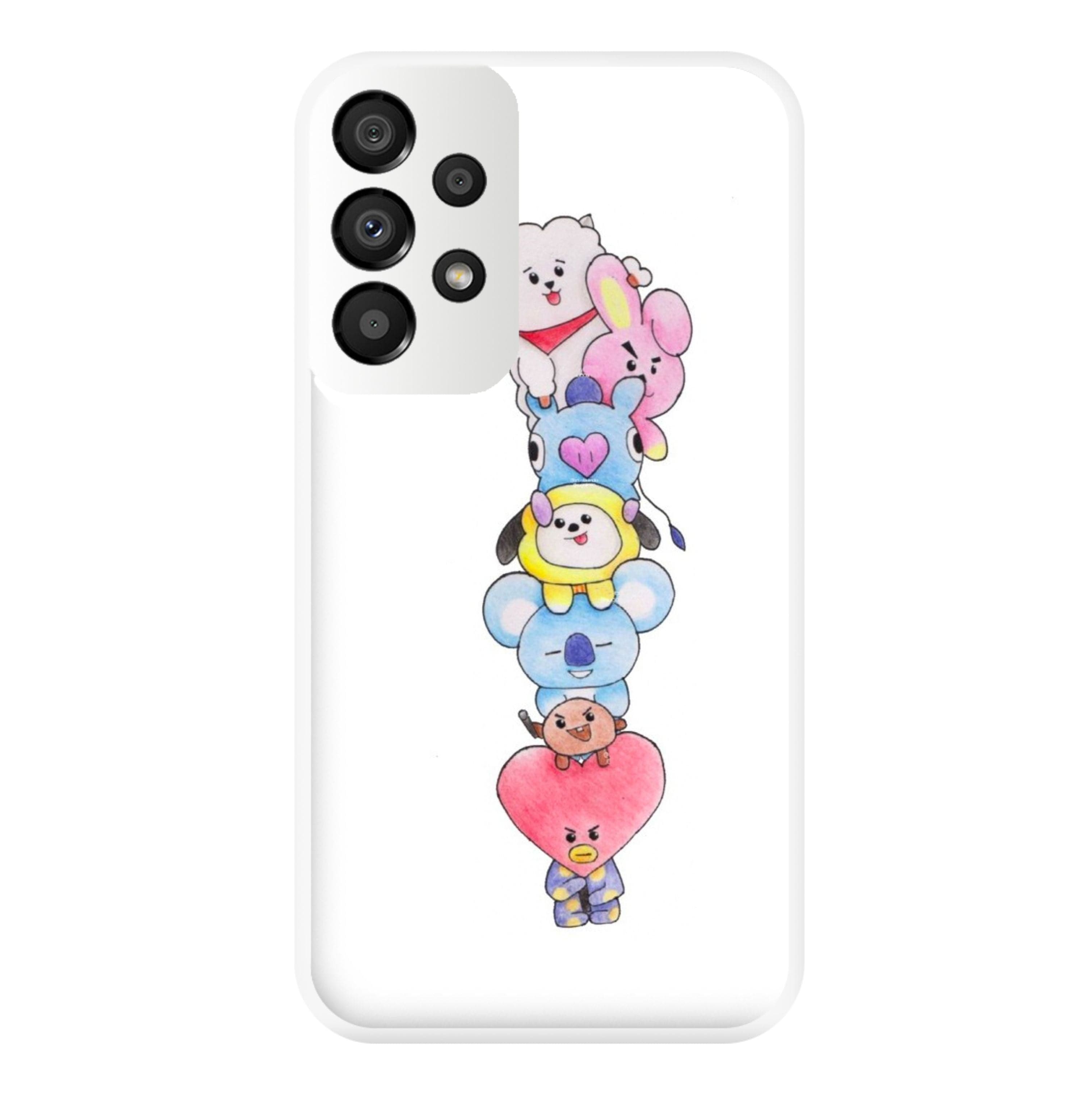 K-Pop Band BT21 Drawing Phone Case