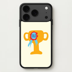 Cartoon Dad Trophy iPhone 17 Pro Case