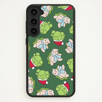 Grumpy Christmas Plushies Pattern Galaxy S23 Plus Case