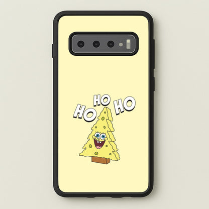 Christmas Tree Cartoon Sponge Galaxy S10 Plus Case