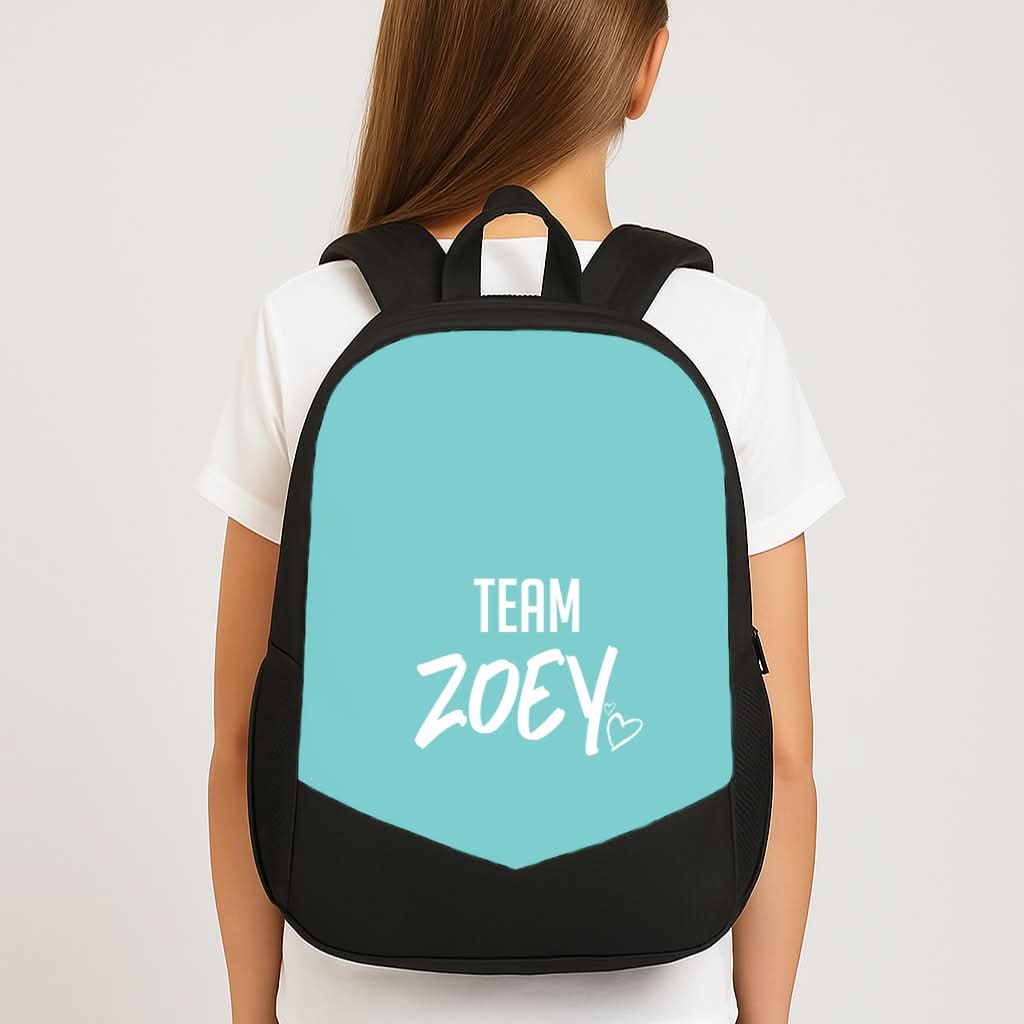 Team Zoey School Bag