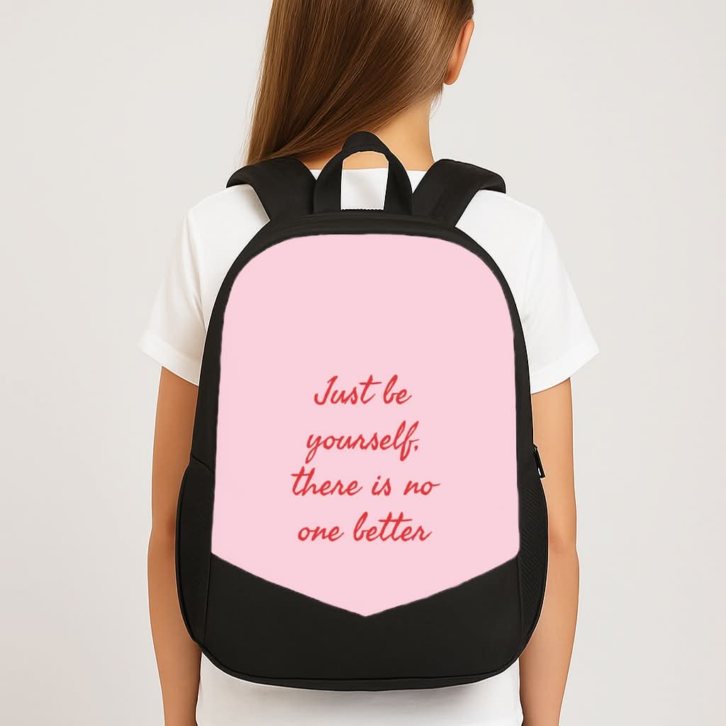 Just Be Yourself School Bag