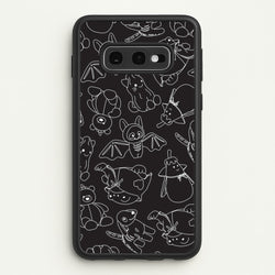 Halloween Plushies Pattern II - Halloween Galaxy S10e Case