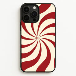 Peppermint Swirl Pattern iPhone 13 Pro Case