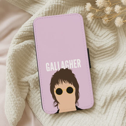 Rock Band Member Purple Leather Phone Case