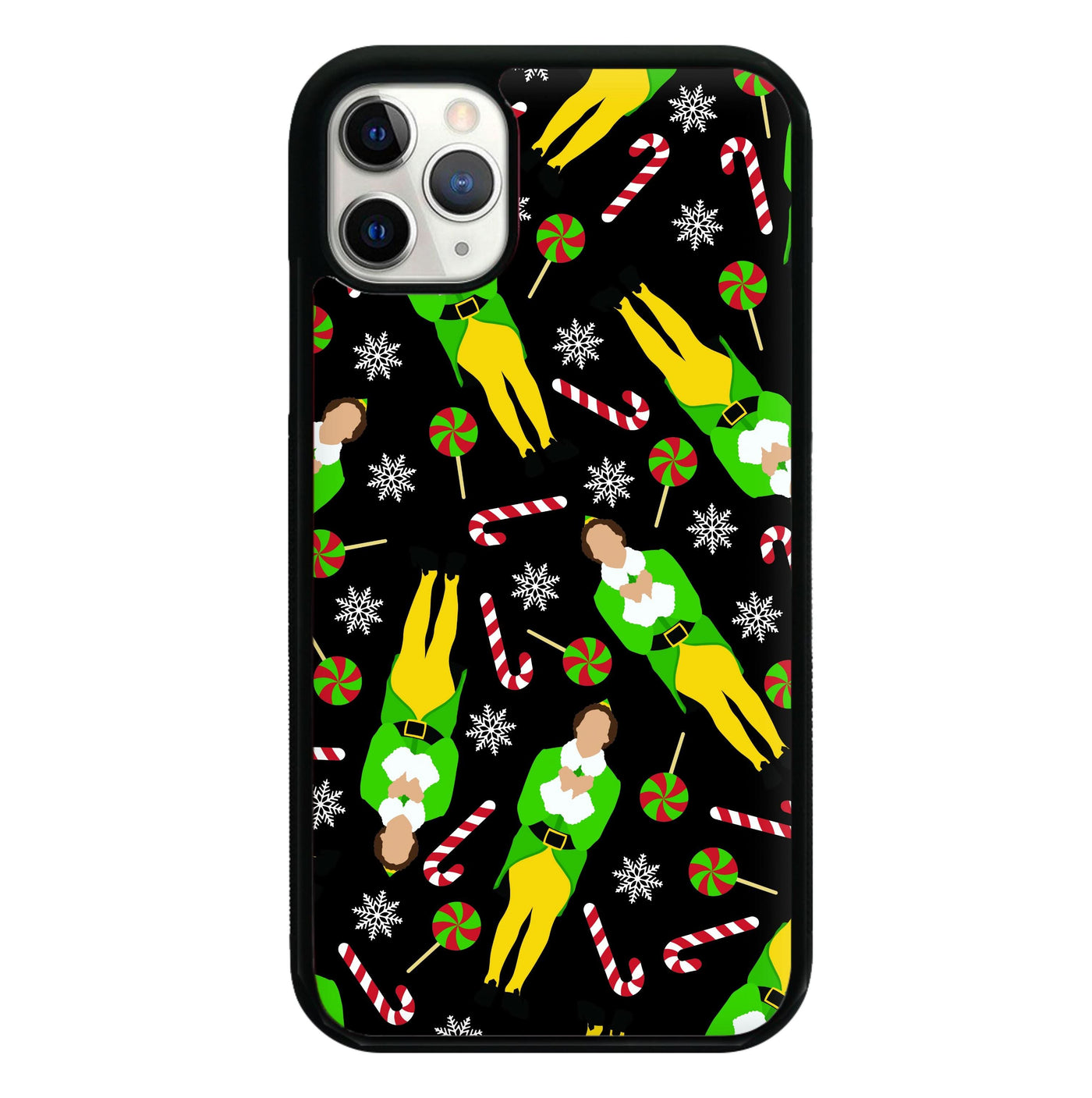 Elf Candy Cane Pattern Phone Case