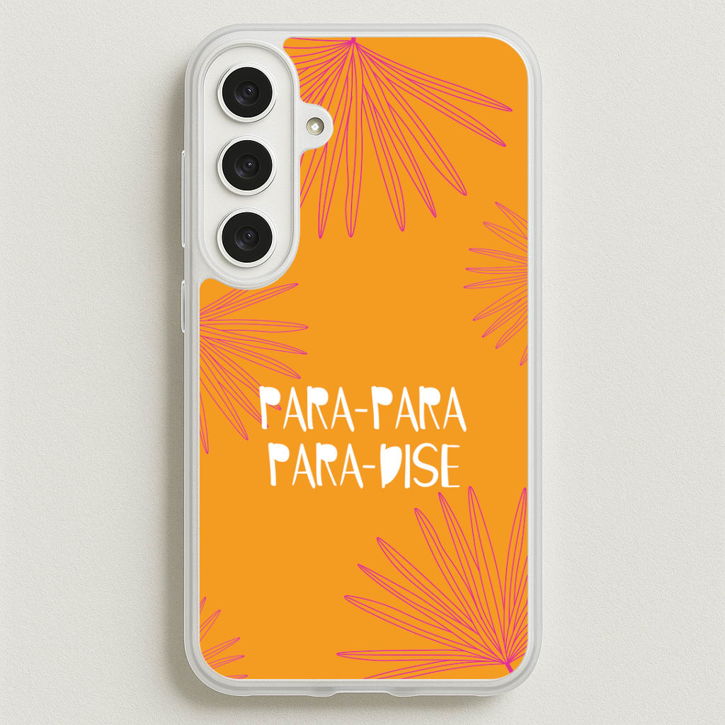 Paradise Lyrics Galaxy S25FE Case