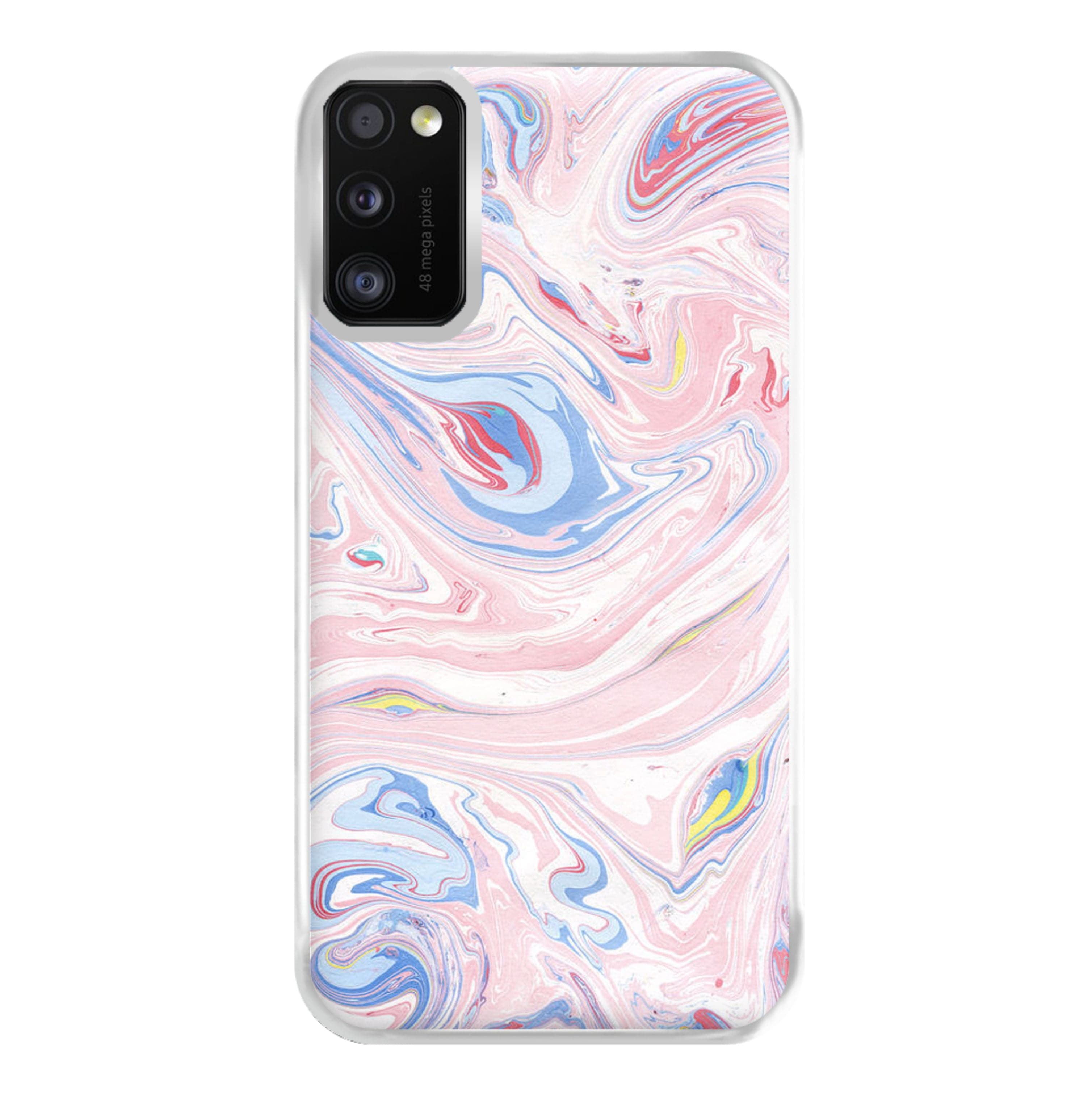 Pink Marble Swirl Phone Case