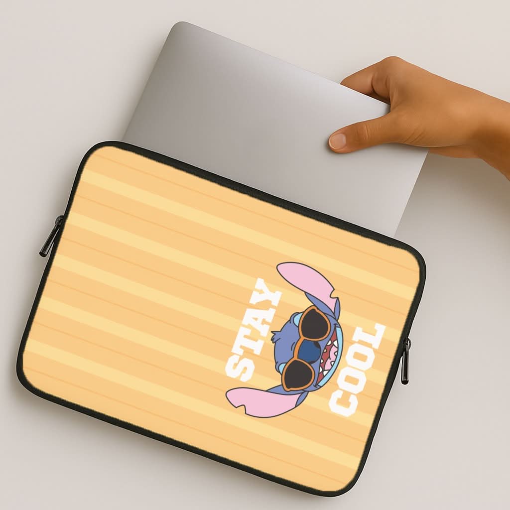 Stay Cool Blue Alien MacBook Cover