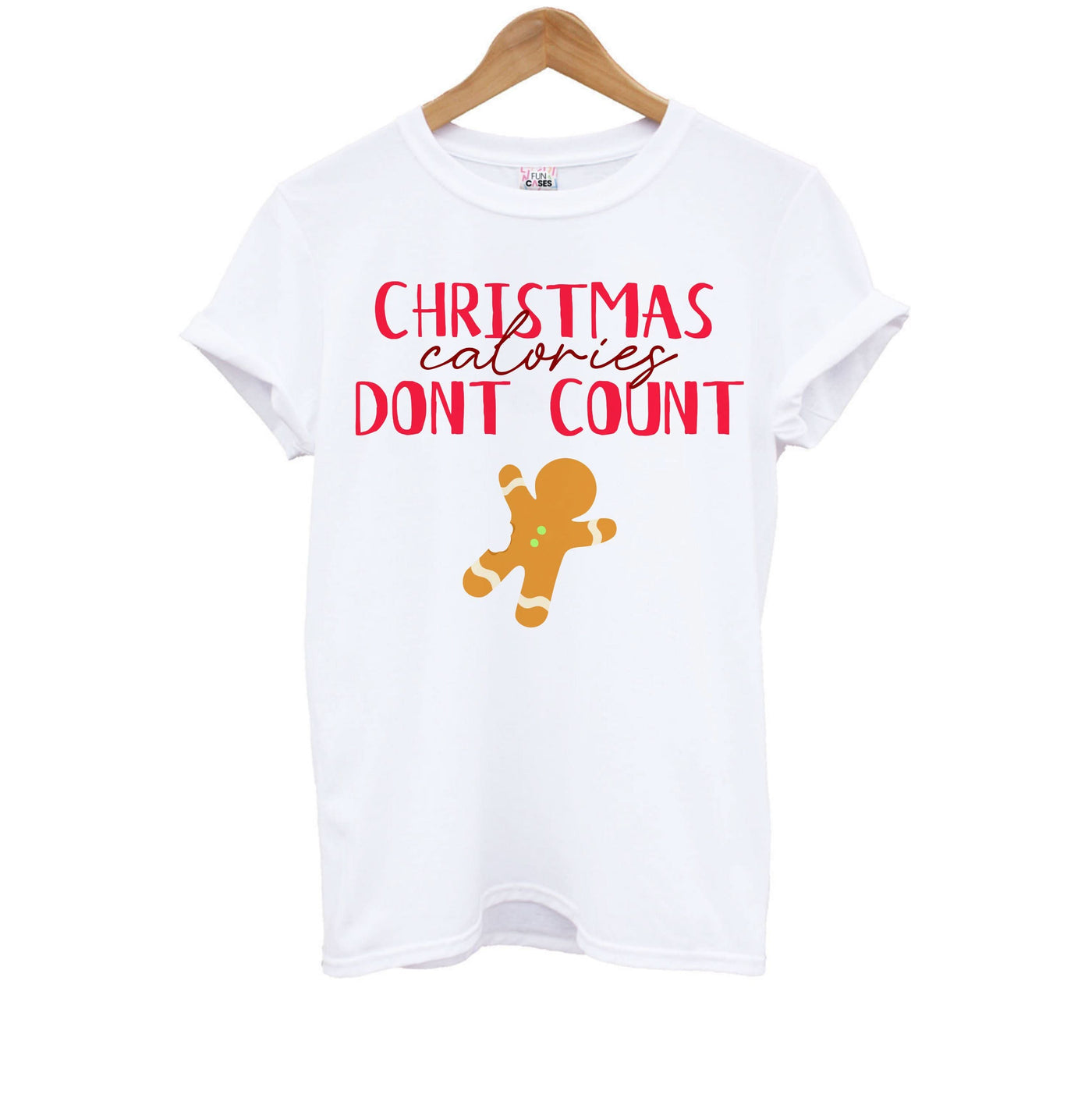 Christmas Calories Don't Count Kids T-Shirt