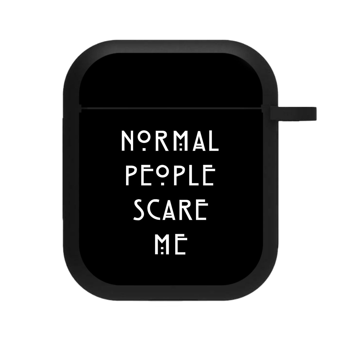 Normal People Scare Me - Black American Horror Story AirPods Case