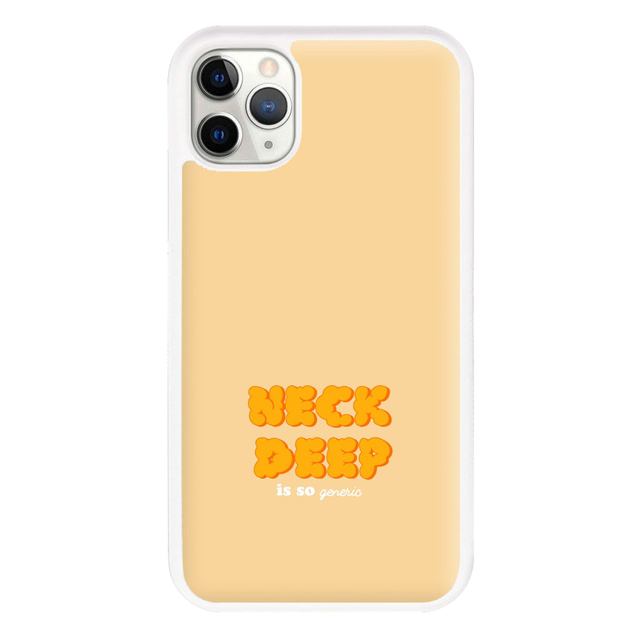 Neck Deep Is So Generic - Festival Phone Case