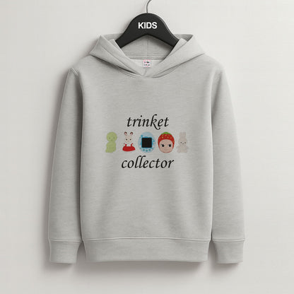 Trinket Collector Grey Kids Hoodie