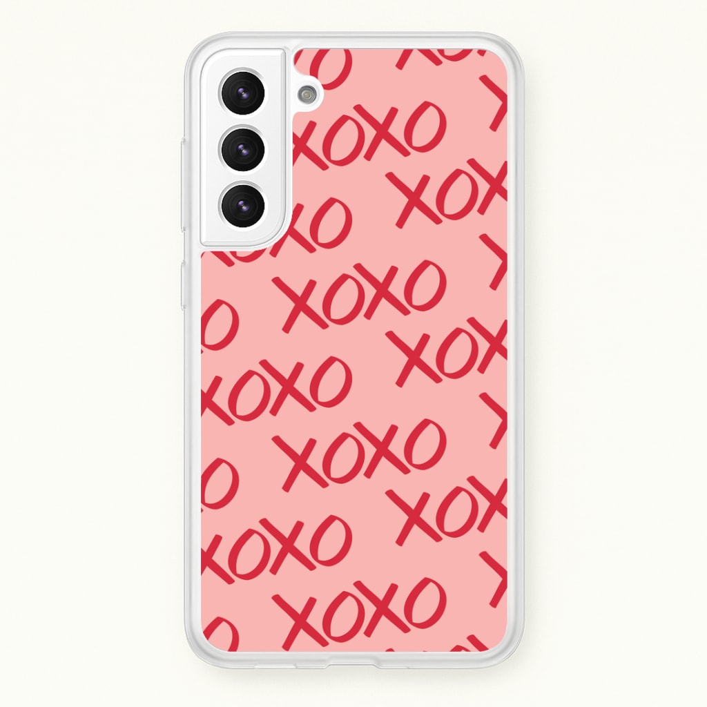 XOXO Pattern Galaxy S22 Plus Case